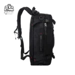 تصویر اختصاصی از نمای کناری کوله‌پشتی بنج کاکا کد ۲۰۵۰ در رنگ مشکی