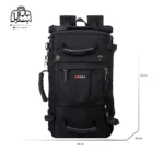 تصویر اختصاصی از سایزبندی کوله‌پشتی بنج کاکا کد ۲۰۵۰ در رنگ مشکی