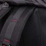 تصویر اختصاصی از جزئیات کوله‌پشتی بنج کاکا کد ۲۰۷۰ چهل لیتری در رنگ مشکی