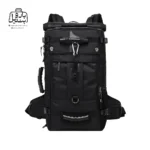 تصویر اختصاصی از نمای جلوی کوله‌پشتی بنج کاکا کد ۲۰۷۰ پنجاه لیتری در رنگ مشکی