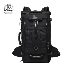 تصویر اختصاصی از نمای جلوی کوله‌پشتی بنج کاکا کد ۲۰۷۰ پنجاه لیتری در رنگ مشکی