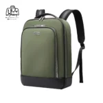 تصویر اختصاصی از نمای جلو و کناری کوله‌پشتی بنج کد qs۵۰۰ در رنگ سبز