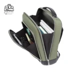 تصویر اختصاصی از زیپ باز کوله‌پشتی بنج کد qs۵۰۰ در رنگ سبز