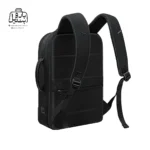 تصویر اختصاصی از نمای پشت و کناری کوله بنج کد s52 در رنگ مشکی