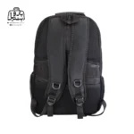 تصویر اختصاصی از نمای پشتی کوله‌پشتی مونکلر کد h۳۲ در رنگ مشکی طوسی