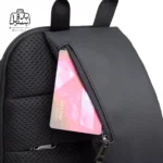 تصویر اختصاصی از جای کارتی تعبیه‌شده روی بند بادی‌ بگ (کراس بادی) بنج کد ۱۹۱۱ در رنگ مشکی