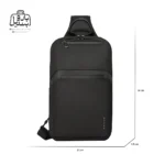 تصویر اختصاصی از سایزبندی بادی‌ بگ (کراس بادی) بنج کد ۷۷۱۹ در رنگ مشکی