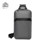 تصویر اختصاصی از نمای جلوی بادی‌ بگ (کراس بادی) بنج کد ۷۷۱۹ در رنگ طوسی