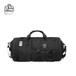 تصویر اختصاصی از نمای جلوی ساک ورزشی بنج کد ۱۹۹۰ در رنگ مشکی