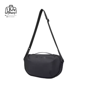 تصویر اختصاصی از نمای جلو و کناری کیف دوشی بنج کد ۷۳۰۸ در رنگ مشکی