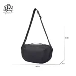 تصویر اختصاصی از سایزبندی کیف دوشی بنج کد ۷۳۰۸ در رنگ مشکی