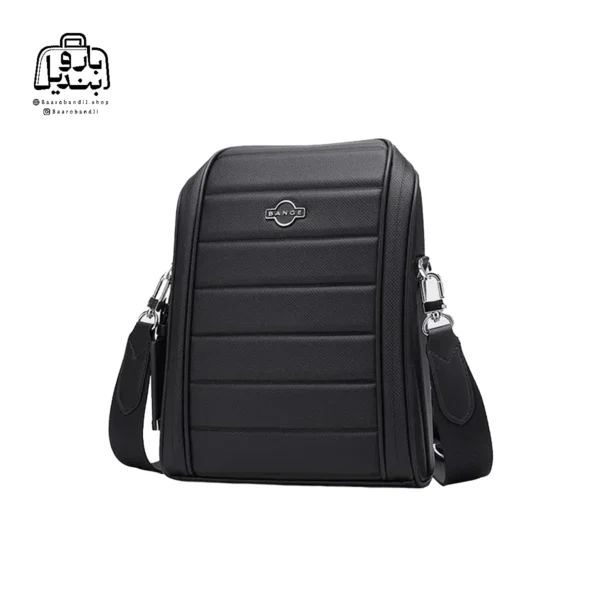 تصویر اختصاصی از نمای جلو و کناری کیف دوشی بنج کد yd۲۵۲ در رنگ مشکی