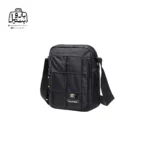 تصویر اختصاصی از نمای جلو و کناری کیف دوشی ولنتیر کد 1590-25 در رنگ مشکی