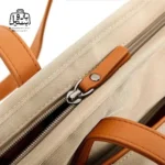 تصویر اختصاصی از زیپ کیف زنانه دوشی بنج کد ۶۸۰۳ در رنگ کرم