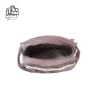 تصویر اختصاصی از زیپ باز کیف زنانه دوشی بوبو کد ۸۵۳۸ در رنگ طوسی یاسی