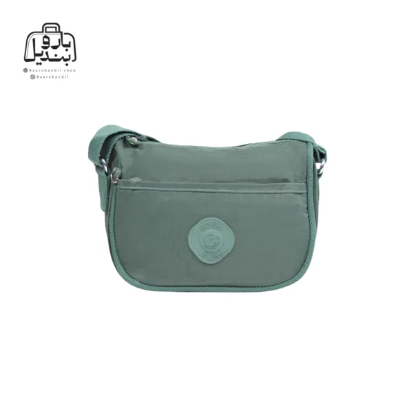تصویر اختصاصی از نمای جلوی کیف زنانه دوشی بوبو کد ۹۷۰۳ در رنگ سبز