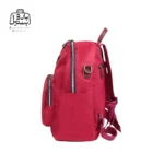 تصویر اختصاصی از نمای کناری کوله‌پشتی ako fashion کد 1-1032 رنگ آلبالوئی