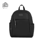 تصویر اختصاصی از نمای جلوی کوله بوبو کد 1823 در رنگ مشکی
