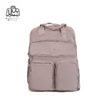 تصویر اختصاصی از نمای جلوی کناری کوله‌پشتی بنج کد ۱۸۵۳ در رنگ بژ روشن