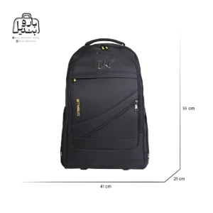 تصویر اختصاصی از سایزبندی کوله‌پشتی کت کد ۳۸۵۷ در رنگ مشکی