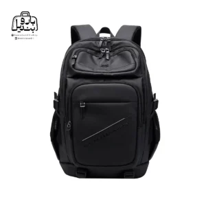 تصویر اختصاصی از نمای جلوی کوله کاکا کد 0001 در رنگ مشکی