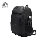 تصویر اختصاصی از نمای جلو و کناری کوله کاکا کد 0001 در رنگ مشکی