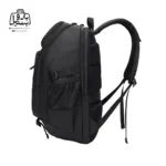 تصویر اختصاصی از نمای کناری کوله کاکا کد 0001 در رنگ مشکی