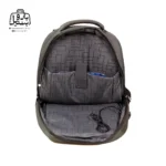 تصویر اختصاصی از زیپ باز کوله‌پشتی نوژیا کد ۰۲۰۳ در رنگ سبز-طوسی