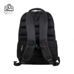 تصویر اختصاصی از نمای پشت کوله‌پشتی نوژیا کد ۰۲۸۰ در رنگ مشکی