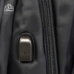 تصویر اختصاصی از پورت usb کوله‌پشتی نوژیا کد ۰۲۸۰ در رنگ مشکی