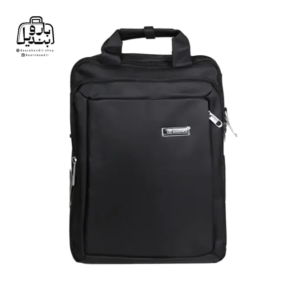 تصویر اختصاصی از نمای جلوی کوله‌پشتی نوژیا کد ۲۸۹۹ در رنگ مشکی