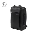 تصویر اختصاصی از نمای جلو و کناری کوله‌پشتی نوژیا کد ۵۹۱۱ در رنگ مشکی