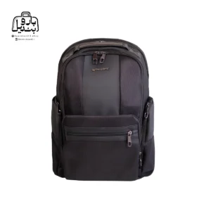 تصویر اختصاصی از نمای جلوی کوله‌پشتی پرزیدنت کد ۶۱۶۰ در رنگ مشکی