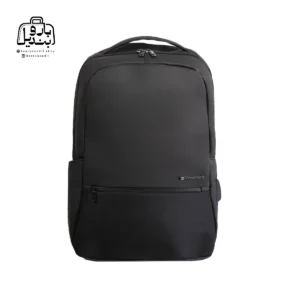 تصویر اختصاصی از نمای جلوی کوله‌پشتی پرزیدنت کد ۶۱۶۴ در رنگ مشکی