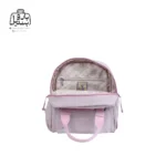 تصویر اختصاصی از زیپ باز مینی کوله‌پشتی سویات کد ۱۰۶۷۵ رنگ یاسی