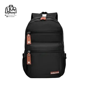 تصویر اختصاصی از نمای جلوی کوله پشتی ولنتیر کد 1821-08 در رنگ مشکی