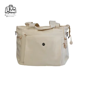 تصویر اختصاصی از نمای جلوی ساک بوبو کد ۹۰۷۰ در رنگ زرد کره‌ای