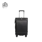 تصویر اختصاصی از نمای جلوی چمدان بنج کد yl۲۰۰ سایز کوچک (داخل کابین) در رنگ مشکی