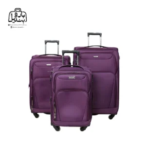 تصویر اختصاصی از چمدان سه تکهٔ هرموسا کد HB001 در رنگ بنفش