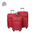 تصویر اختصاصی از چمدان سه تکهٔ هرموسا کد HB001 در رنگ قرمز