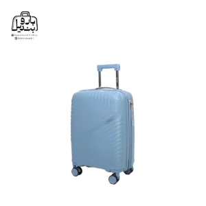 تصویر اختصاصی از چمدان سایز کوچک (داخل کابین) پاور در رنگ آبی روشن