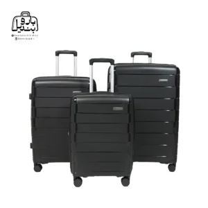 تصویر اختصاصی از چمدان سه تکهٔ رو ونتا پازل در رنگ مشکی