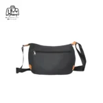 تصویر اختصاصی از نمای پشتی کیف دوشی فوور کد 2596-01 در رنگ مشکی