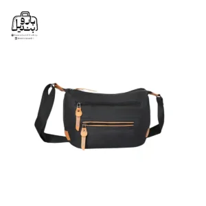 تصویر اختصاصی از نمای جلوی کیف دوشی فوور کد 2596-01 در رنگ مشکی