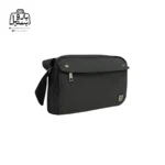 تصویر اختصاصی از نمای جلو و کناری کیف دوشی فوور کد 2796-06 در رنگ مشکی