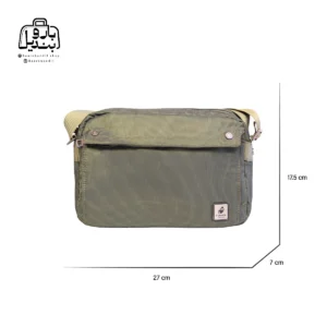تصویر اختصاصی از سایزبندی کیف دوشی فوور کد ۰۶-۲۷۹۶ در رنگ سبز