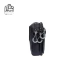 تصویر اختصاصی از نمای کناری کیف دوشی فوور کد 2802-08 در رنگ مشکی