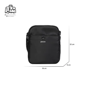 تصویر اختصاصی از سایزبندی کیف دوشی فوور کد 2918-06 در رنگ مشکی