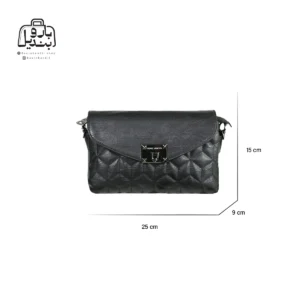 تصویر اختصاصی از سایزبندی کیف زنانه دنیز جنوا کد ۰۰۵۹ در رنگ مشکی