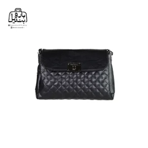 تصویر اختصاصی از نمای جلوی کیف زنانه دنیز جنوا کد ۰۰۷۶ در رنگ مشکی